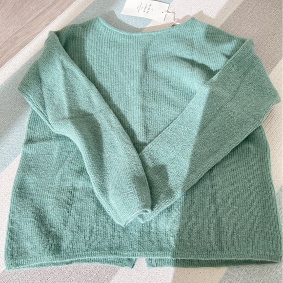 *reserved* BNWT Sezane Gaspard Cardigan in Celadon (Size Small) - Picture 3 of 9